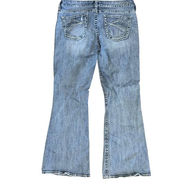 Silver Jeans Eden Bootcut Jeans Womens 32x31 Medium Wash Mid Rise Stretch - Picture 2 of 9